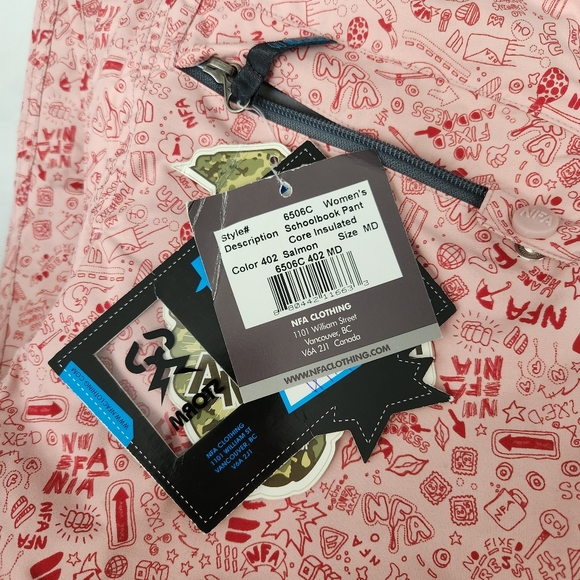 NWT NFA women's snowboard pants size M - Picture 9 of 11